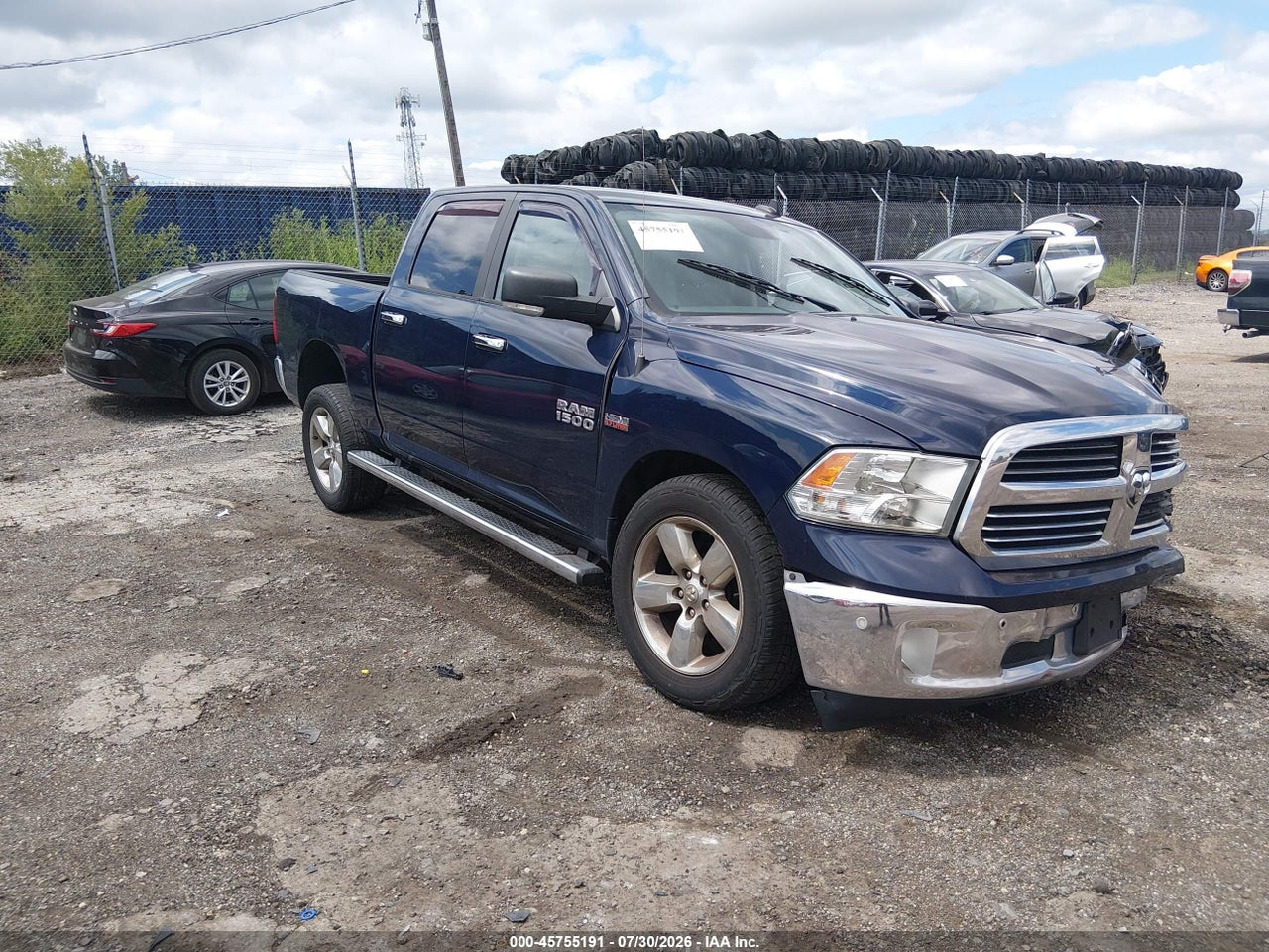 3C6RR7LT1HG****** · 2017 RAM 1500 BIG HORN  4X4 5'7 BOX