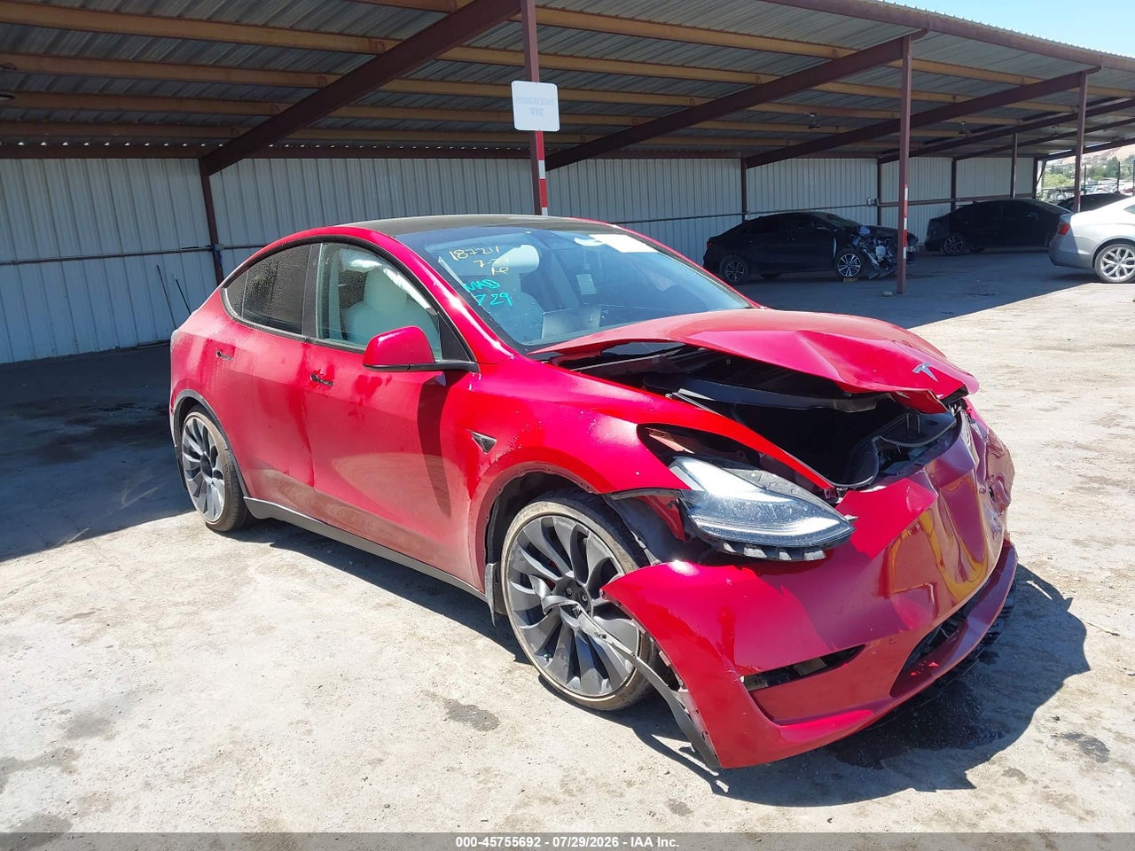 7SAYGDEF7PF****** · 2023 TESLA MODEL Y PERFORMANCE DUAL MOTOR ALL-WHEEL DRIVE