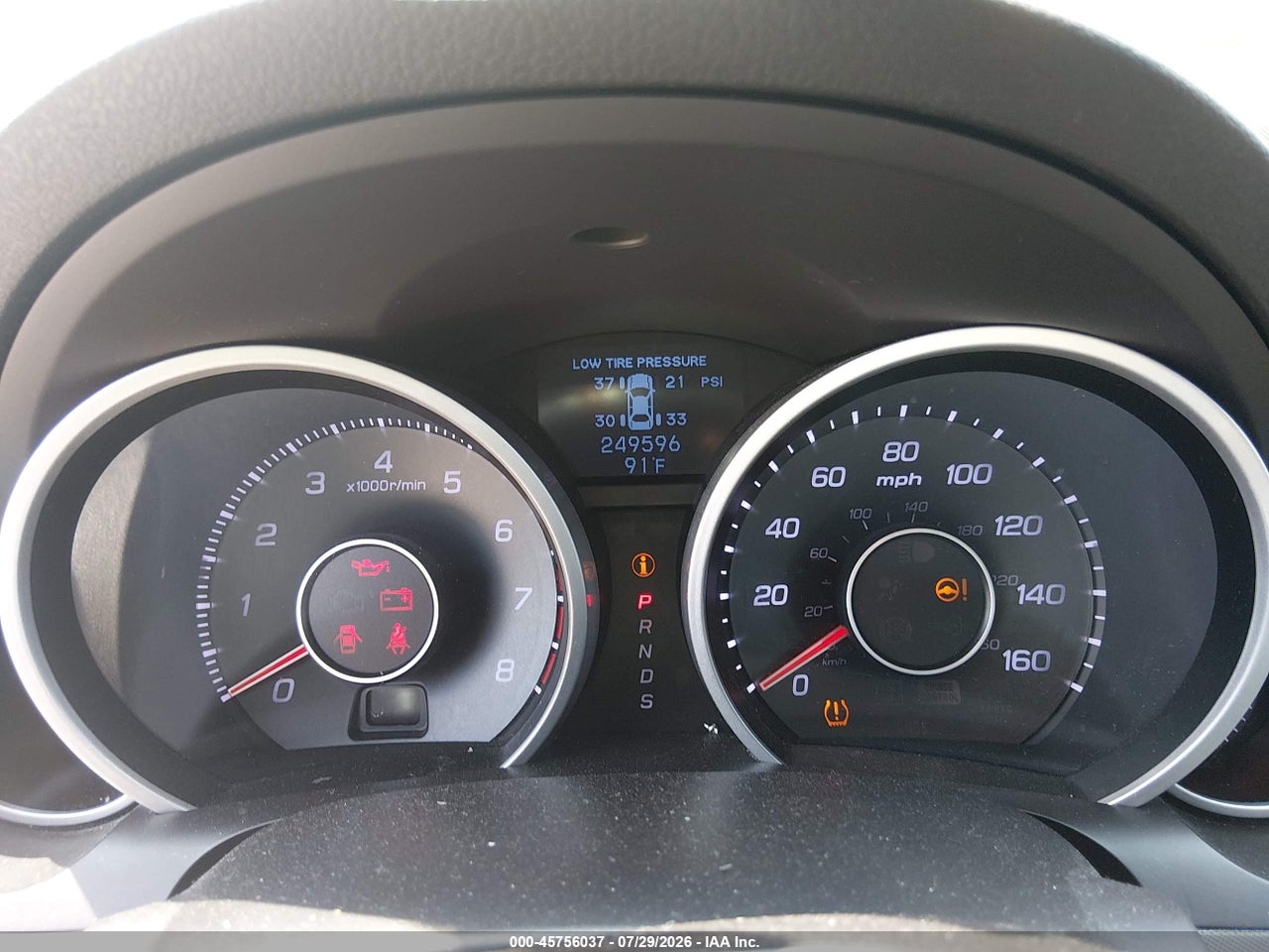 19UUA8F28BA****** · 2011 ACURA TL 3.5 · 7/11