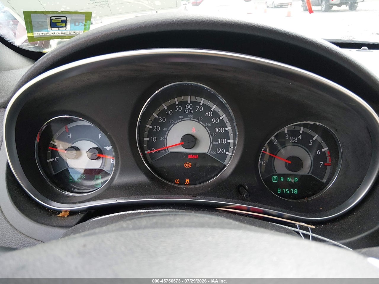 1C3BCBEB5CN****** · 2012 CHRYSLER 200 TOURING · 7/10