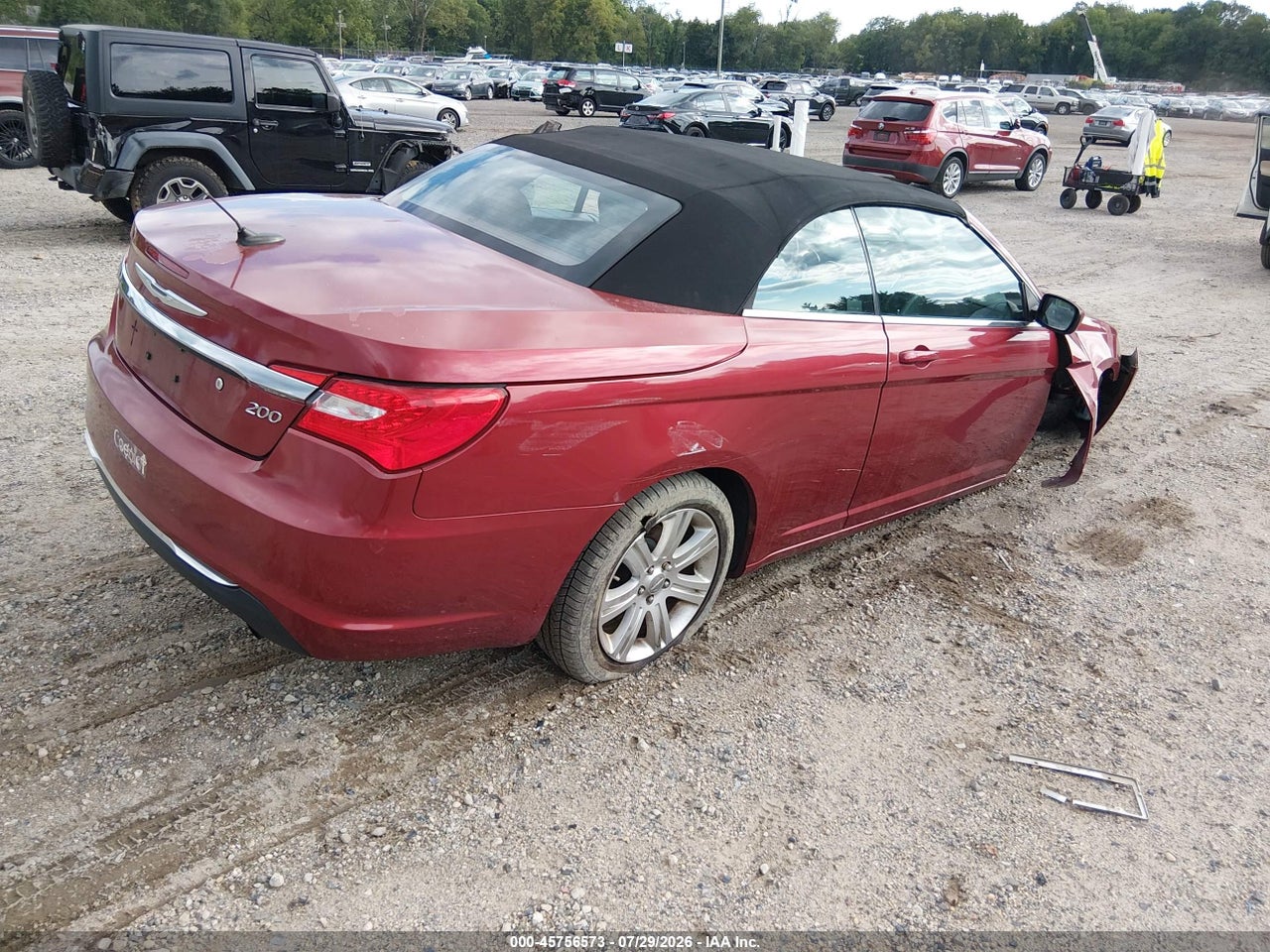 1C3BCBEB5CN****** · 2012 CHRYSLER 200 TOURING · 4/10