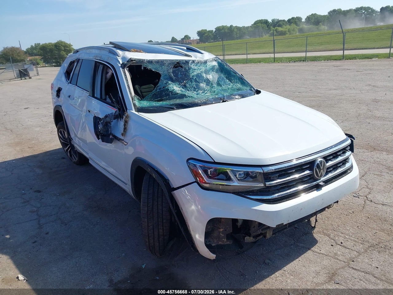 1V2FR2CA0MC****** · 2021 VOLKSWAGEN ATLAS 3.6L V6 SEL PREMIUM R-LINE
