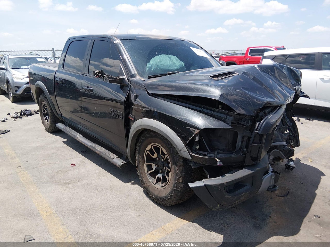 1C6RR7YT4HS****** · 2017 RAM 1500 REBEL  4X4 5'7 BOX