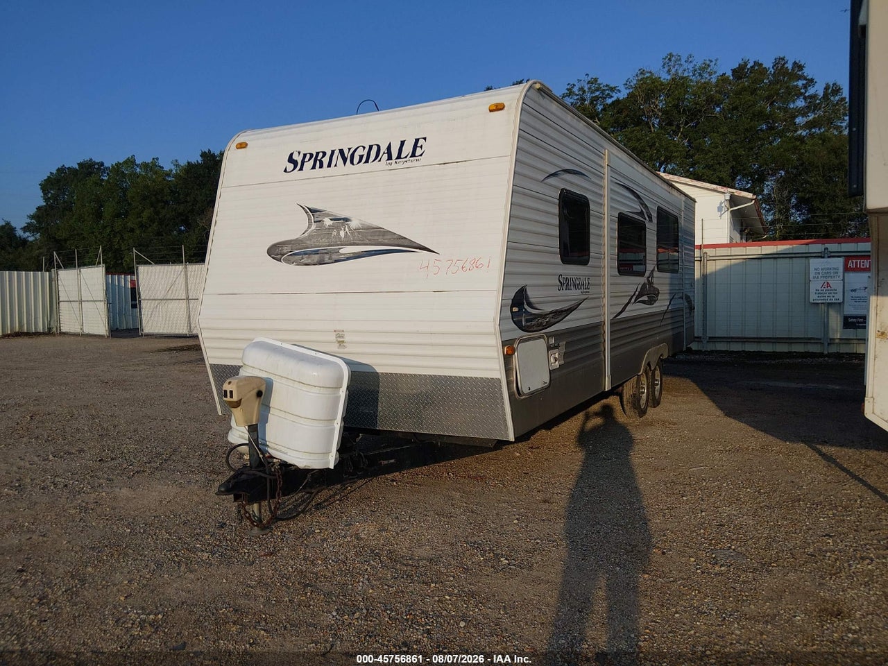 4YDT26723AG****** · 2010 KEYSTONE SPRINGDALE 267 BHSSR · 2/11