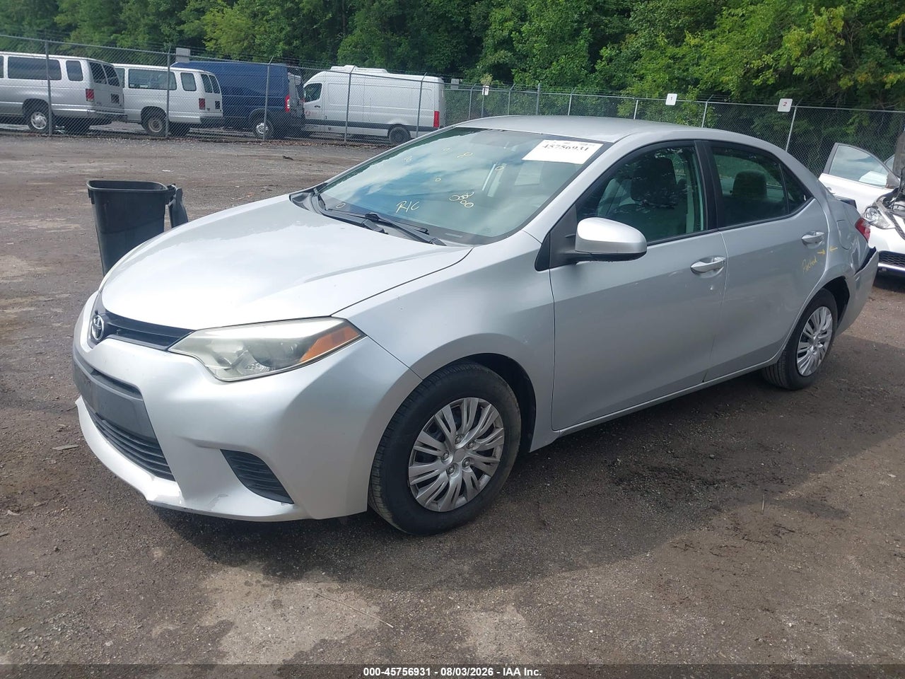 5YFBURHE3EP****** · 2014 TOYOTA COROLLA L · 2/11