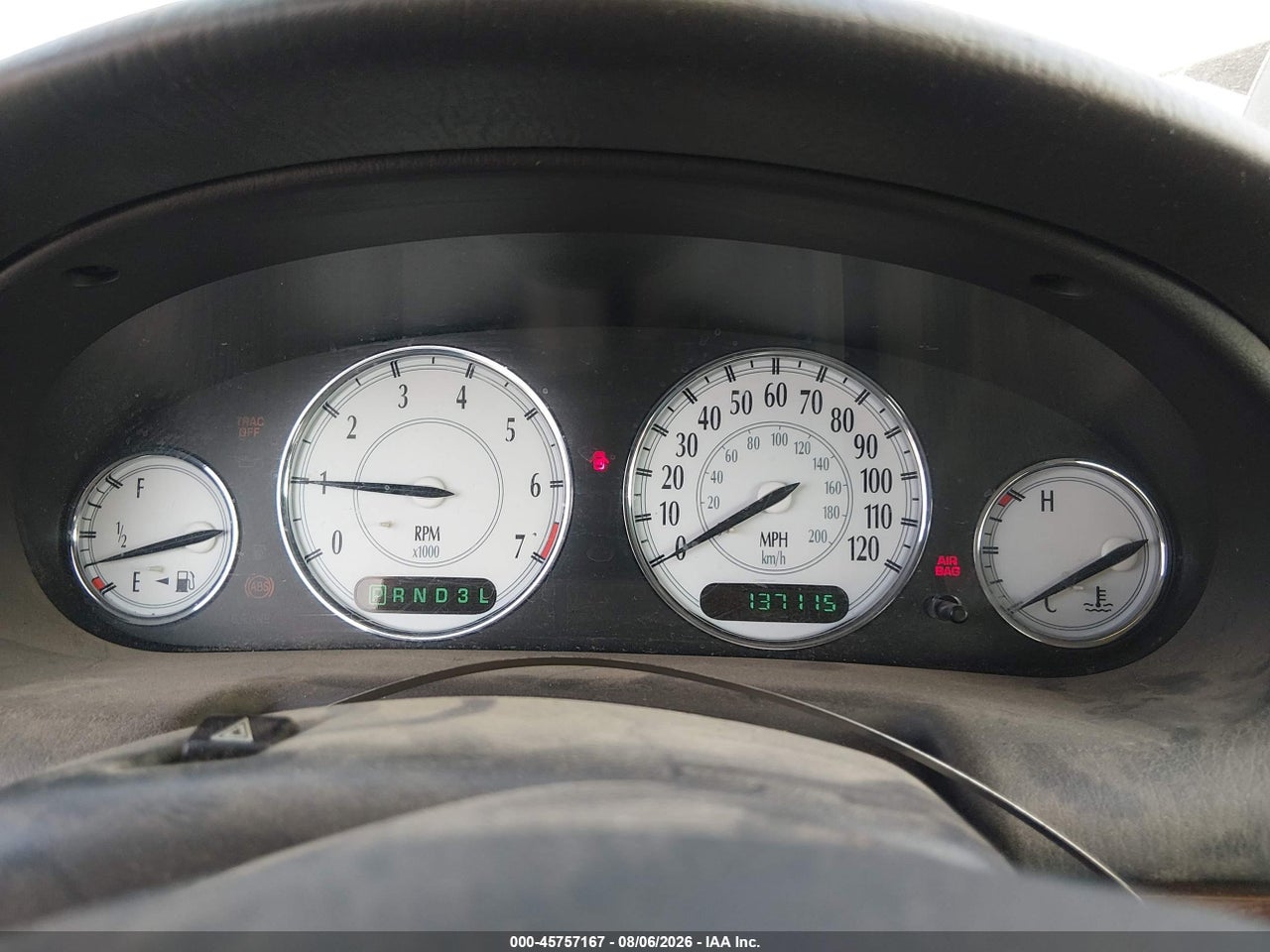 2C3HC56G7XH****** · 1999 CHRYSLER LHS   · 7/11