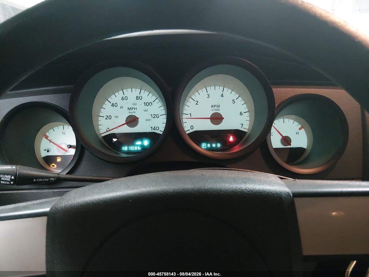 2B3LA43G67H****** · 2007 DODGE CHARGER · 7/11