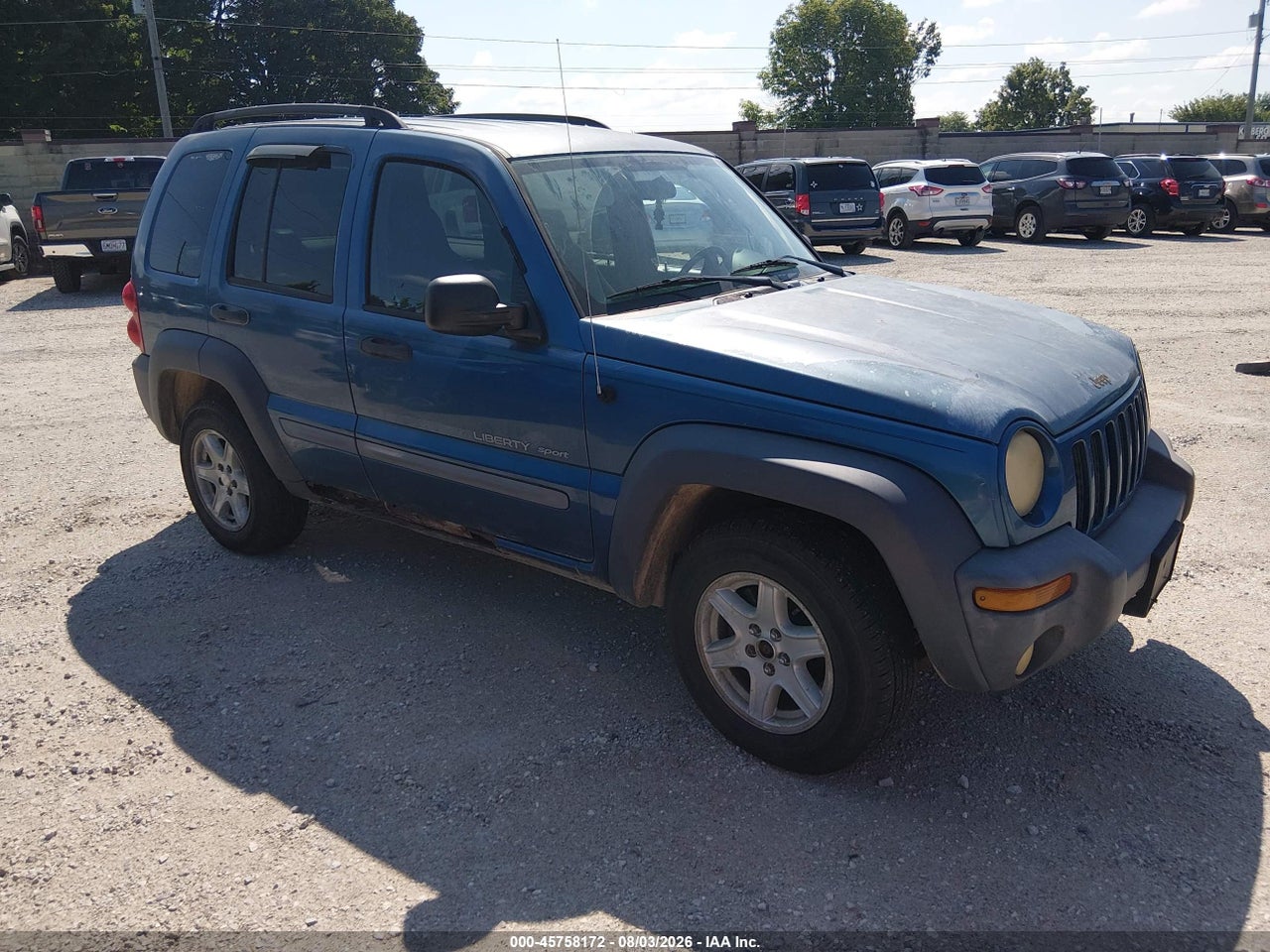 1J4GL48K93W****** · 2003 JEEP LIBERTY SPORT