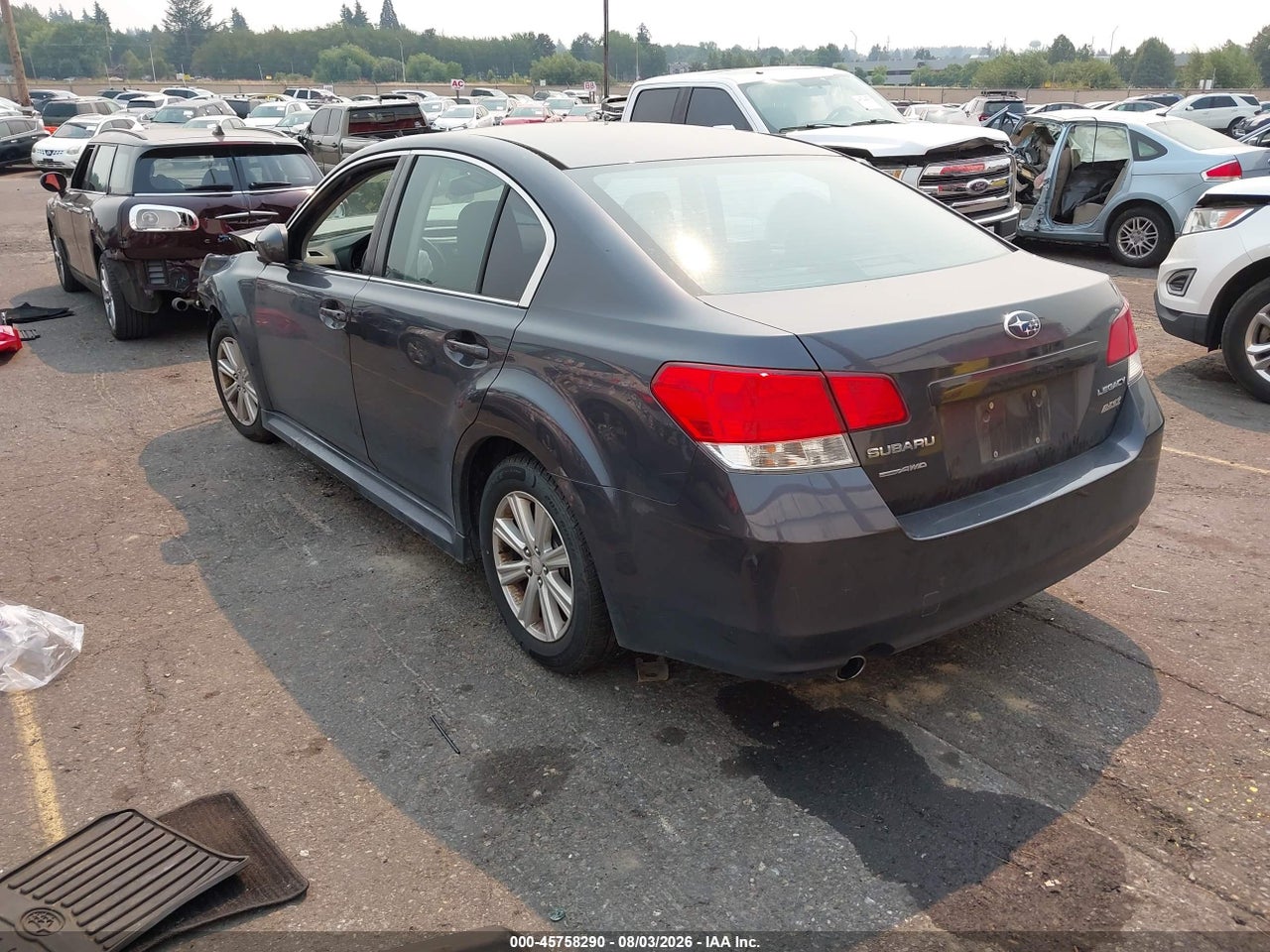 2012 SUBARU LEGACY 2.5I PREMIUM · 3/11
