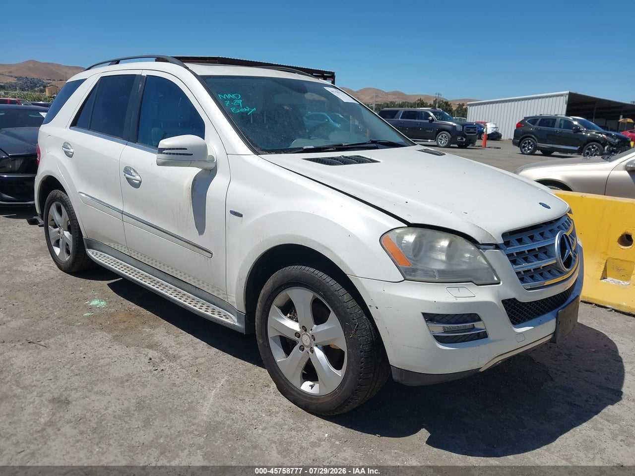 4JGBB2FB6BA****** · 2011 MERCEDES-BENZ ML 350 BLUETEC 4MATIC