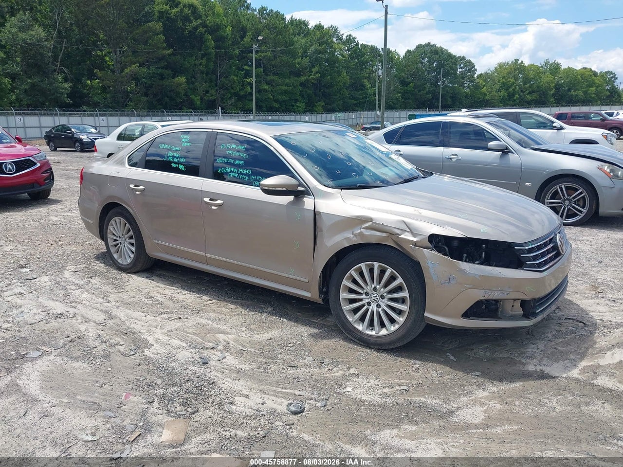 1VWBS7A35GC****** · 2016 VOLKSWAGEN PASSAT 1.8T SE