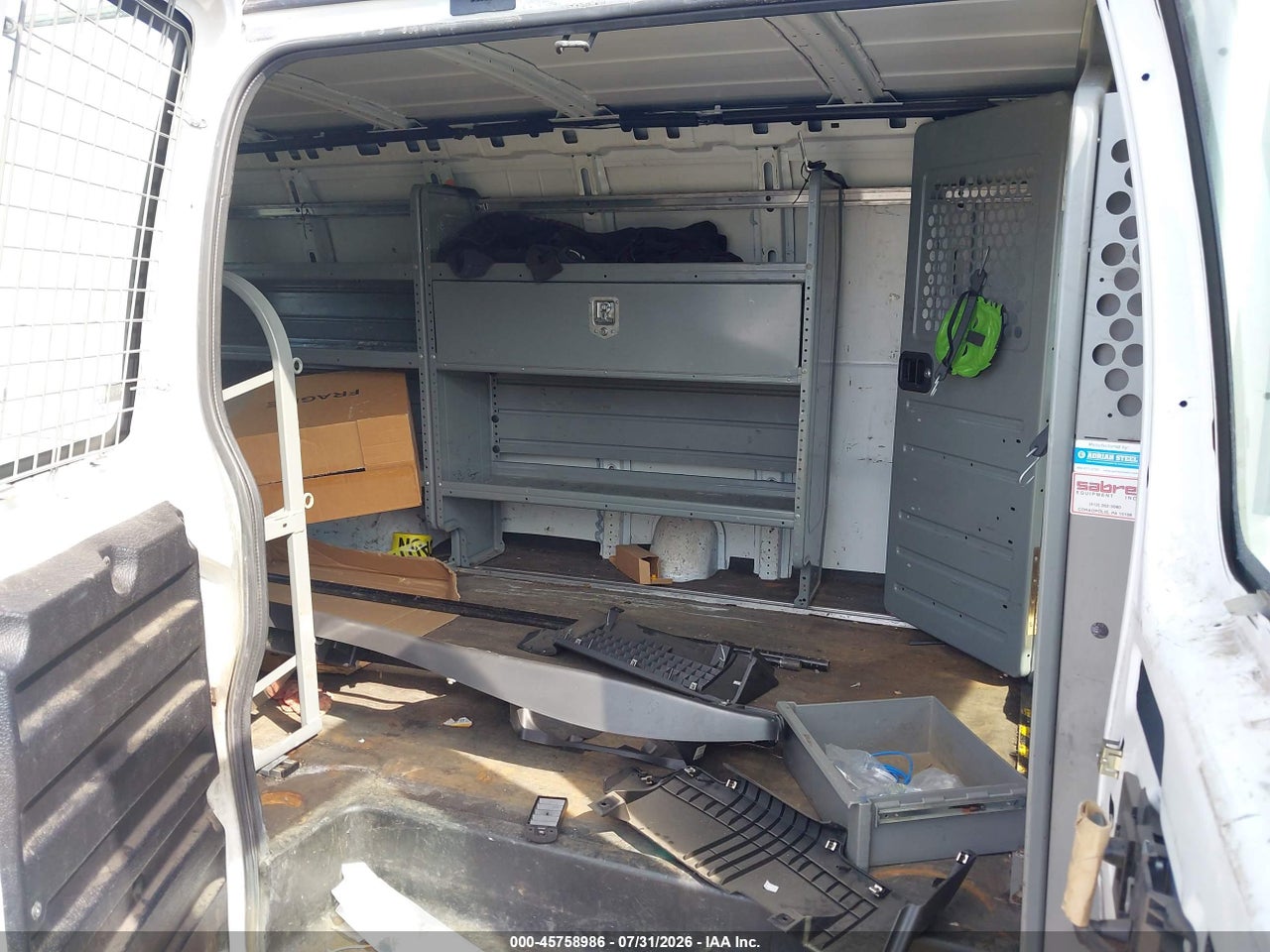 1GTZ7UCG5E1****** · 2014 GMC SAVANA 3500 WORK VAN · 8/11