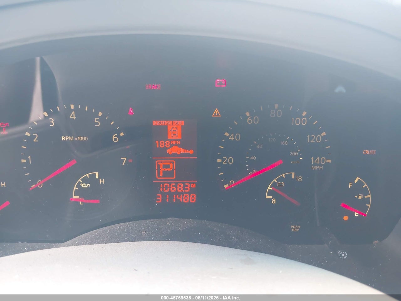 5N3AA08D68N****** · 2008 INFINITI QX56 · 7/11