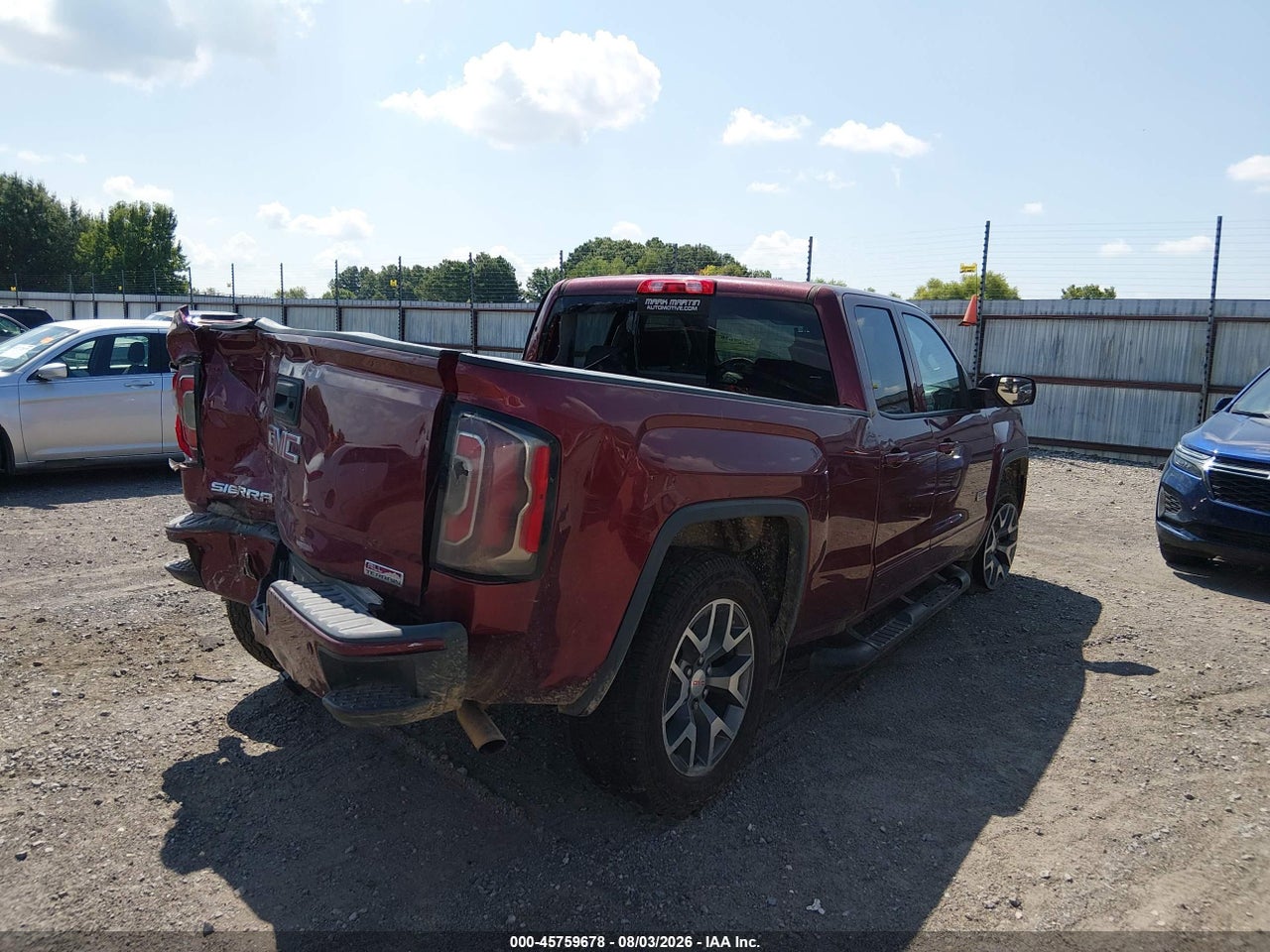 1GTV2NECXHZ****** · 2017 GMC SIERRA 1500 SLT · 4/11