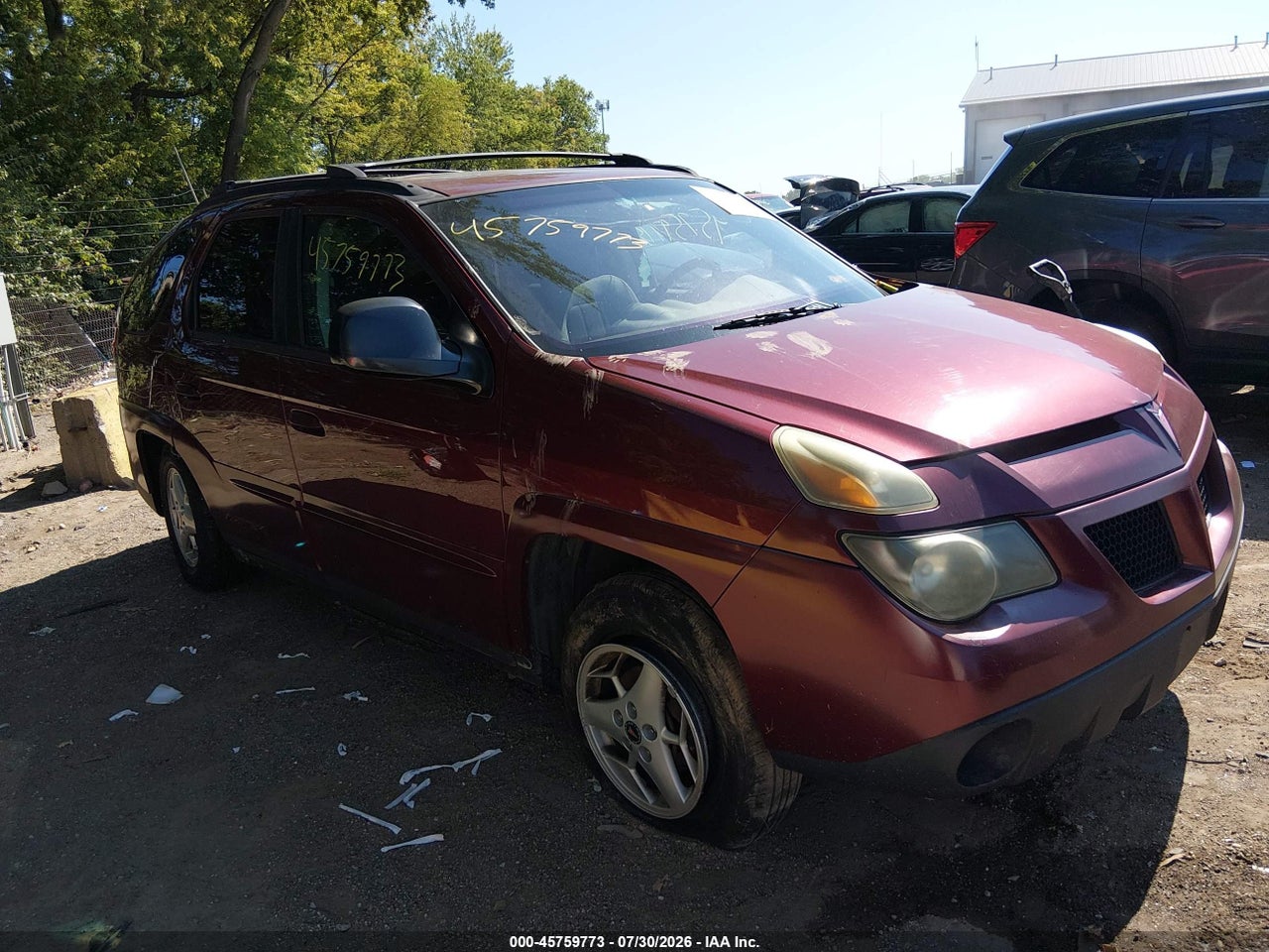 3G7DA03E74S****** · 2004 PONTIAC AZTEK
