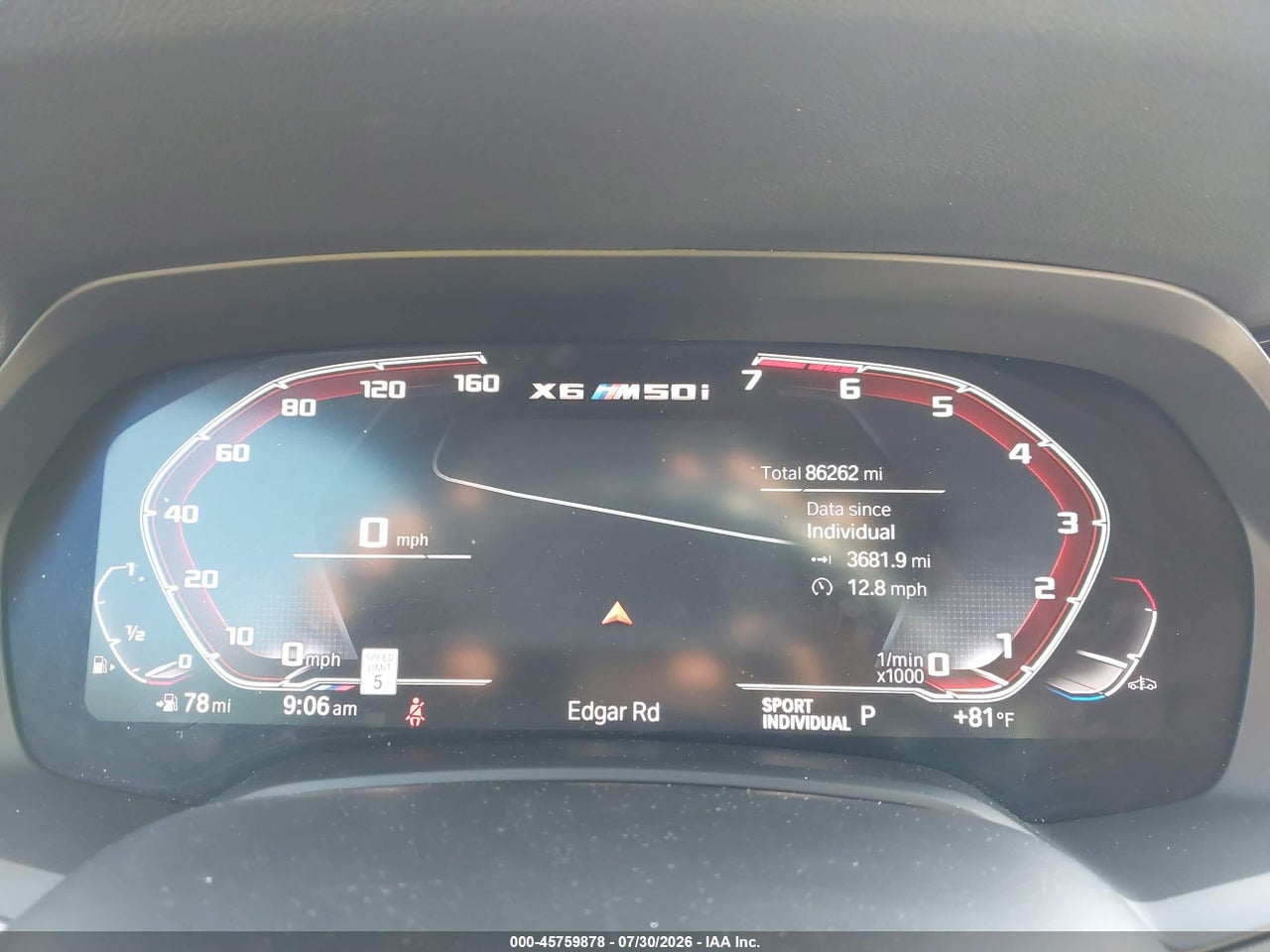 5UXCY8C03L9****** · 2020 BMW X6 M50I · 7/11
