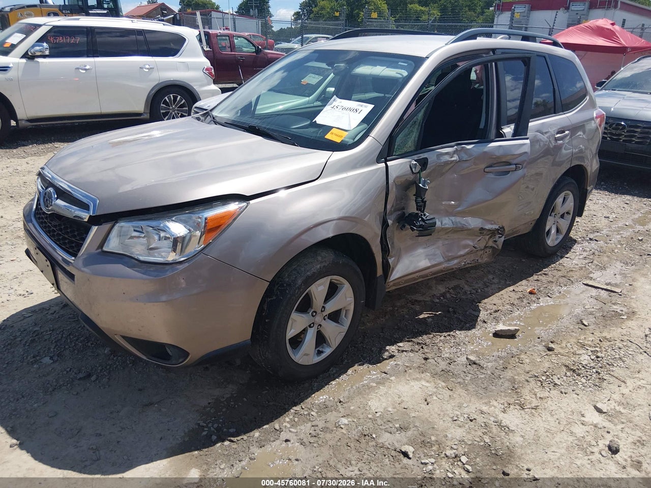 2016 SUBARU FORESTER 2.5I · 2/8
