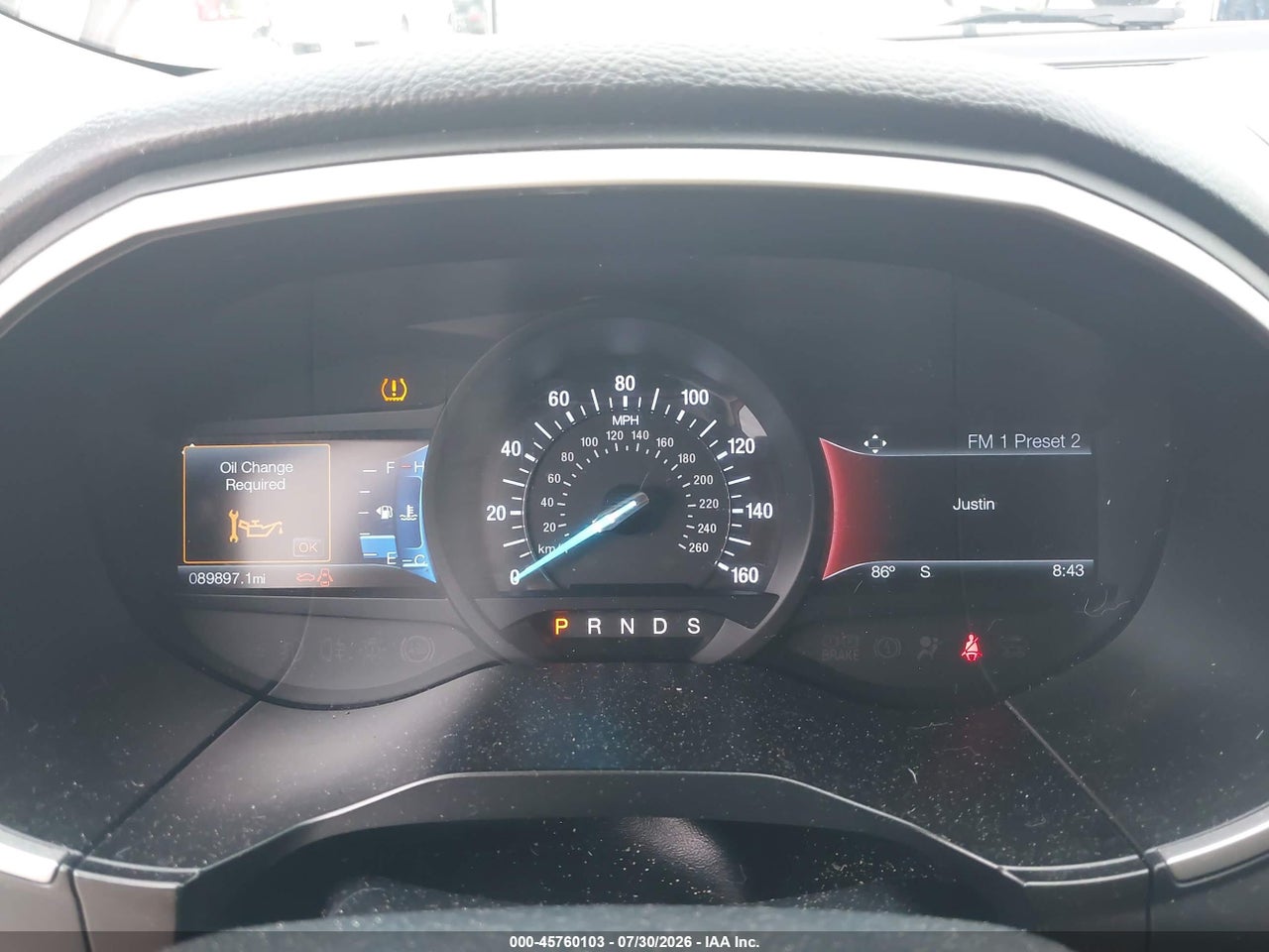 2FMTK4J94FB****** · 2015 FORD EDGE SEL · 7/11