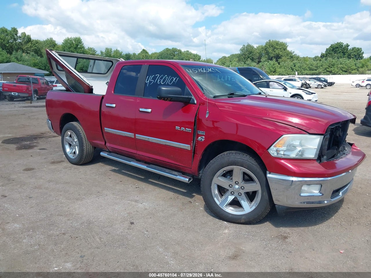 1D7RV1GT8AS****** · 2010 DODGE RAM 1500 SLT/SPORT/TRX