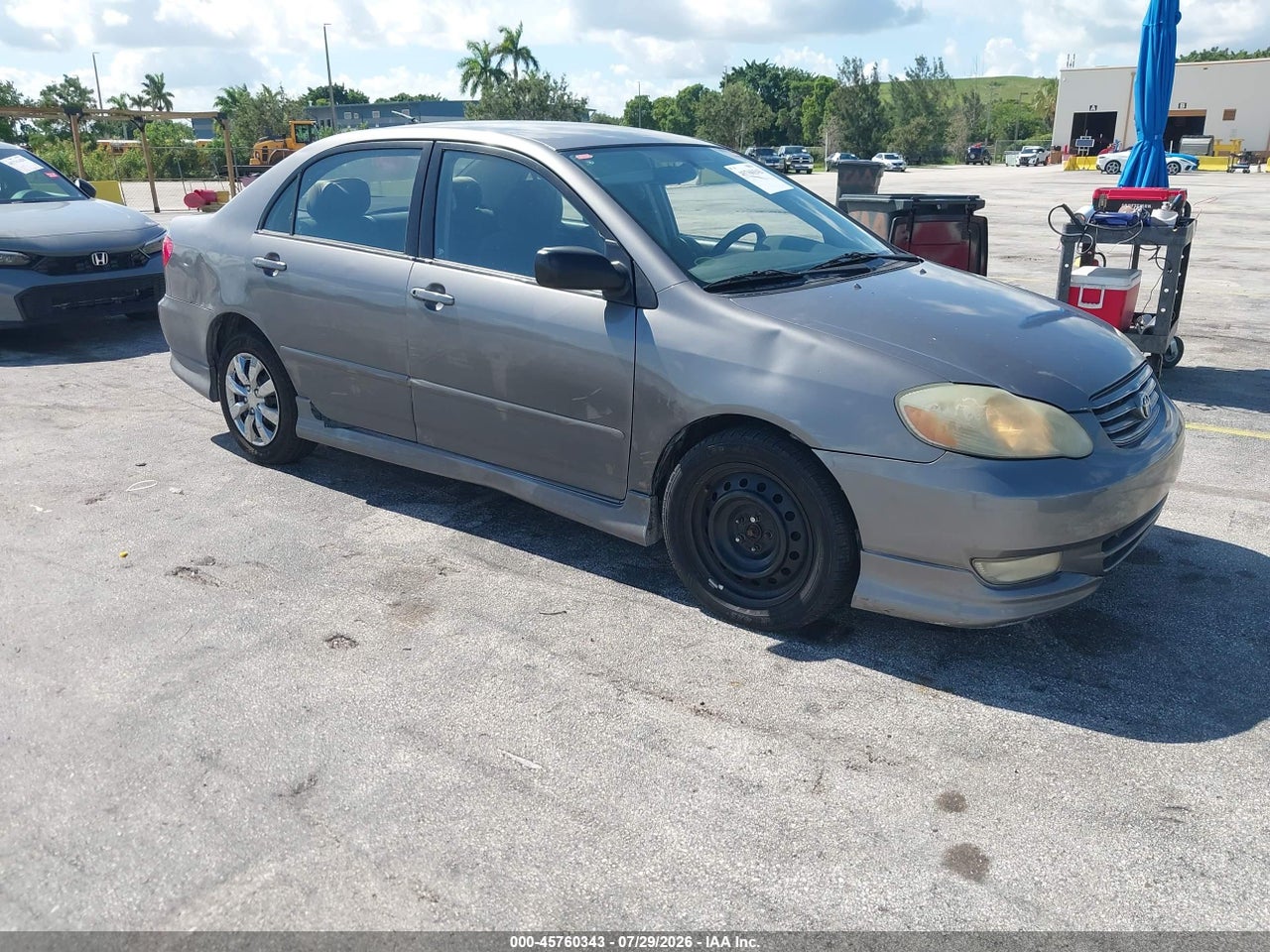 1NXBR32E73Z****** · 2003 TOYOTA COROLLA S