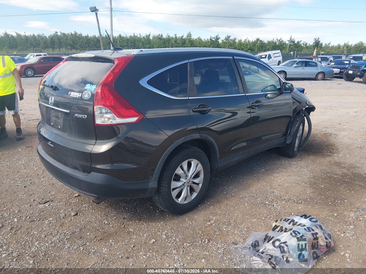 5J6RM4H78EL****** · 2014 HONDA CR-V EX-L · 4/11