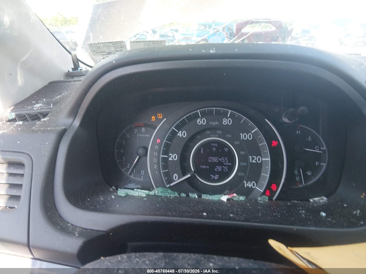 5J6RM4H78EL****** · 2014 HONDA CR-V EX-L · 7/11
