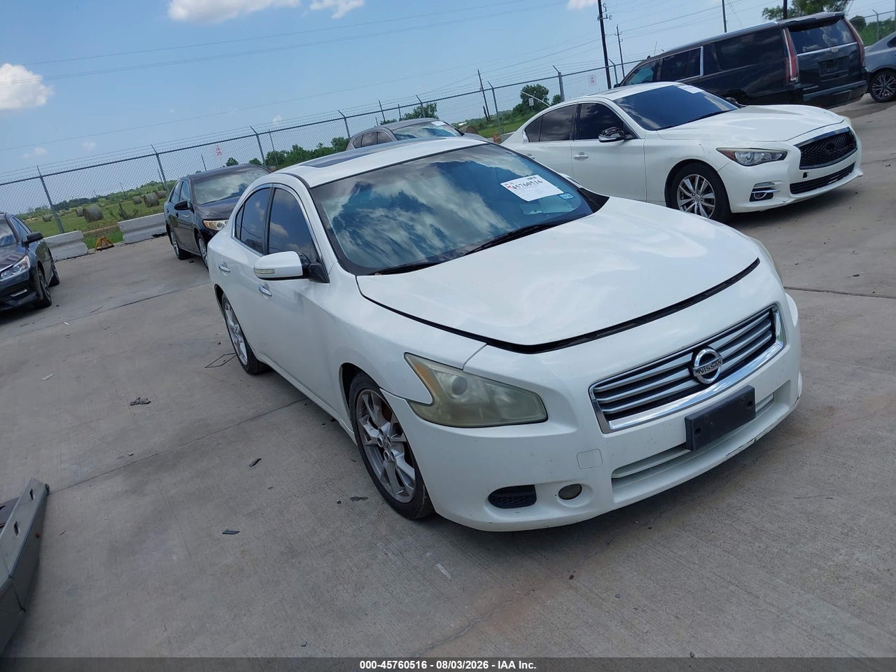 1N4AA5AP4CC****** · 2012 NISSAN MAXIMA 3.5 SV