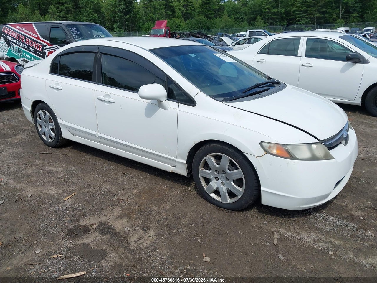 1HGFA16548L****** · 2008 HONDA CIVIC LX