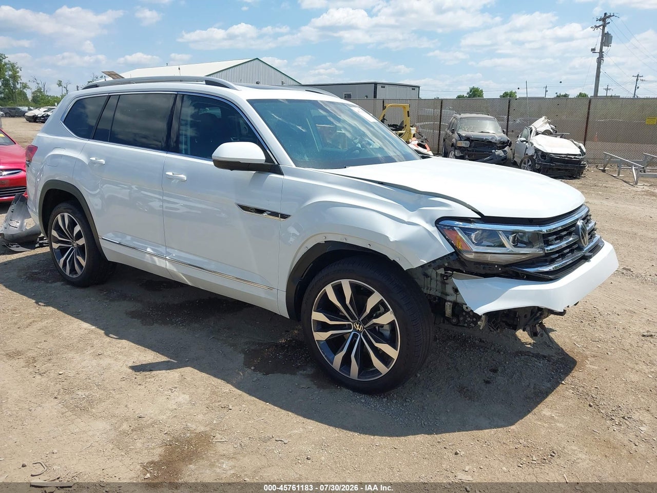 1V2FR2CA7NC****** · 2022 VOLKSWAGEN ATLAS 3.6L V6 SEL PREMIUM R-LINE