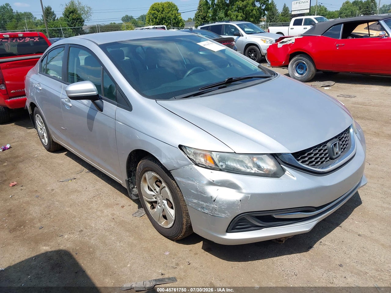 19XFB2F57EE****** · 2014 HONDA CIVIC LX
