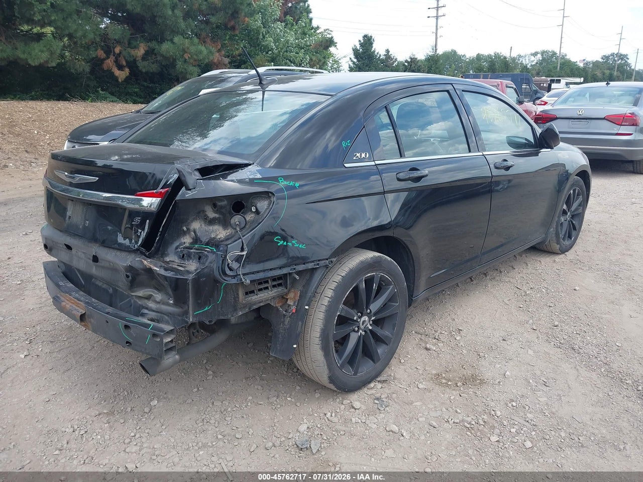 1C3CCBHGXCN****** · 2012 CHRYSLER 200 S · 4/11