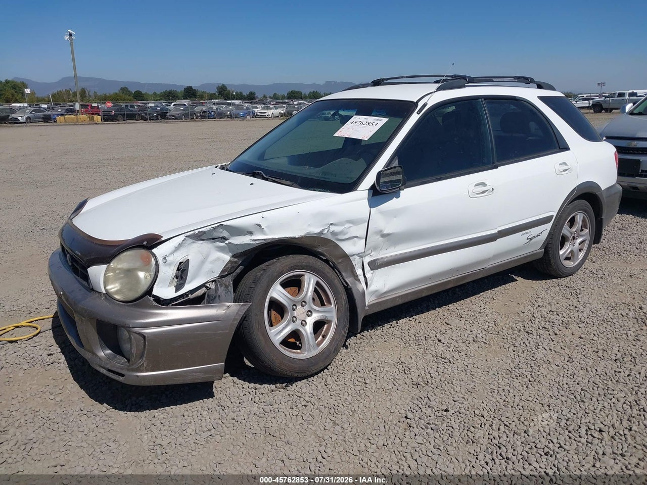 2002 SUBARU IMPREZA OUTBACK SPORT   · 2/10