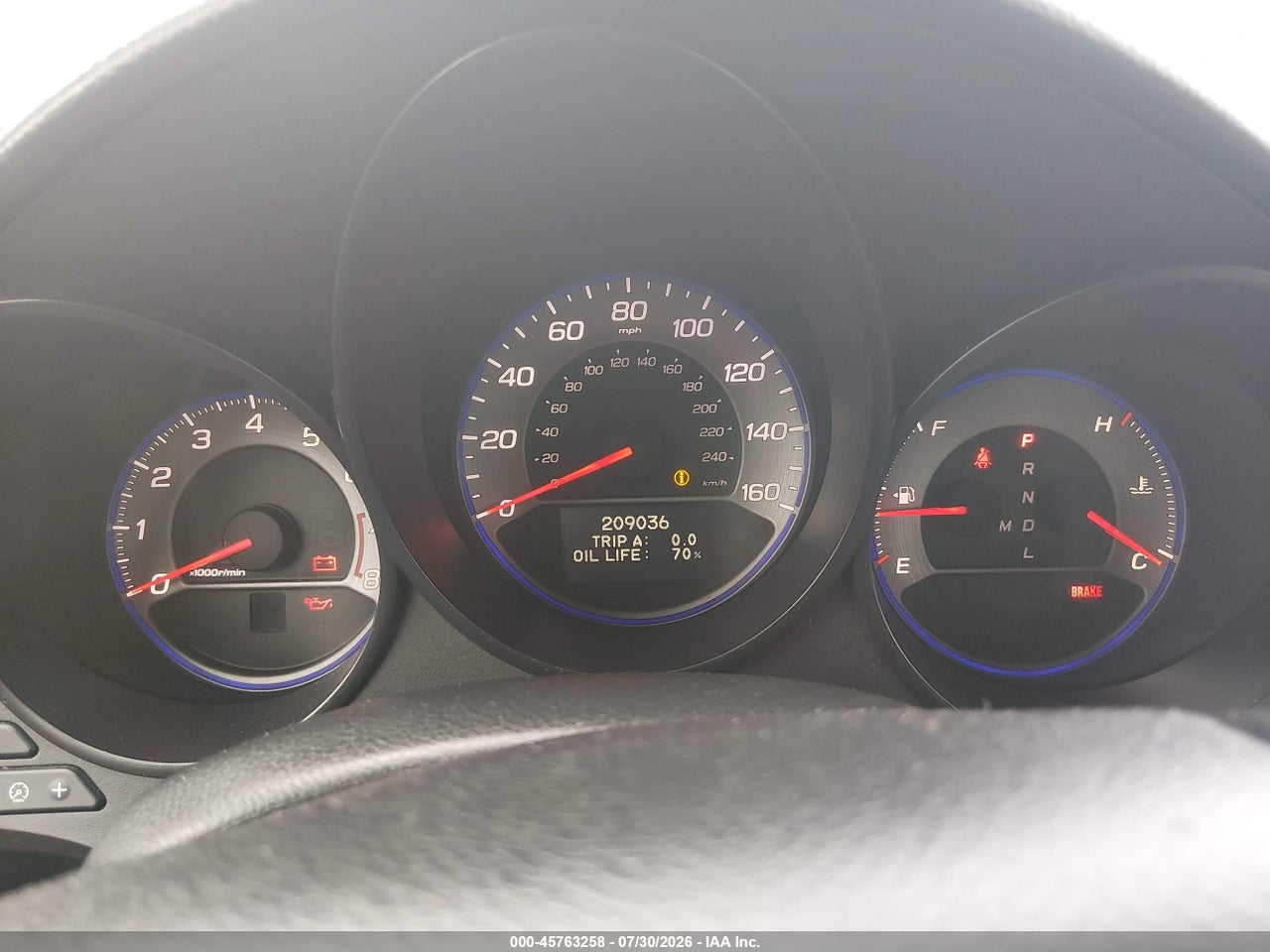 19UUA66257A****** · 2007 ACURA TL 3.2 · 7/11