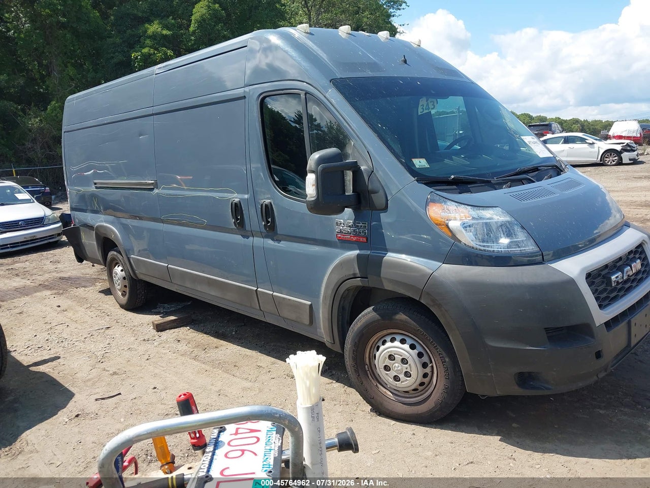 3C6MRVJG9ME****** · 2021 RAM PROMASTER 3500 CARGO VAN HIGH ROOF 159 WB EXT