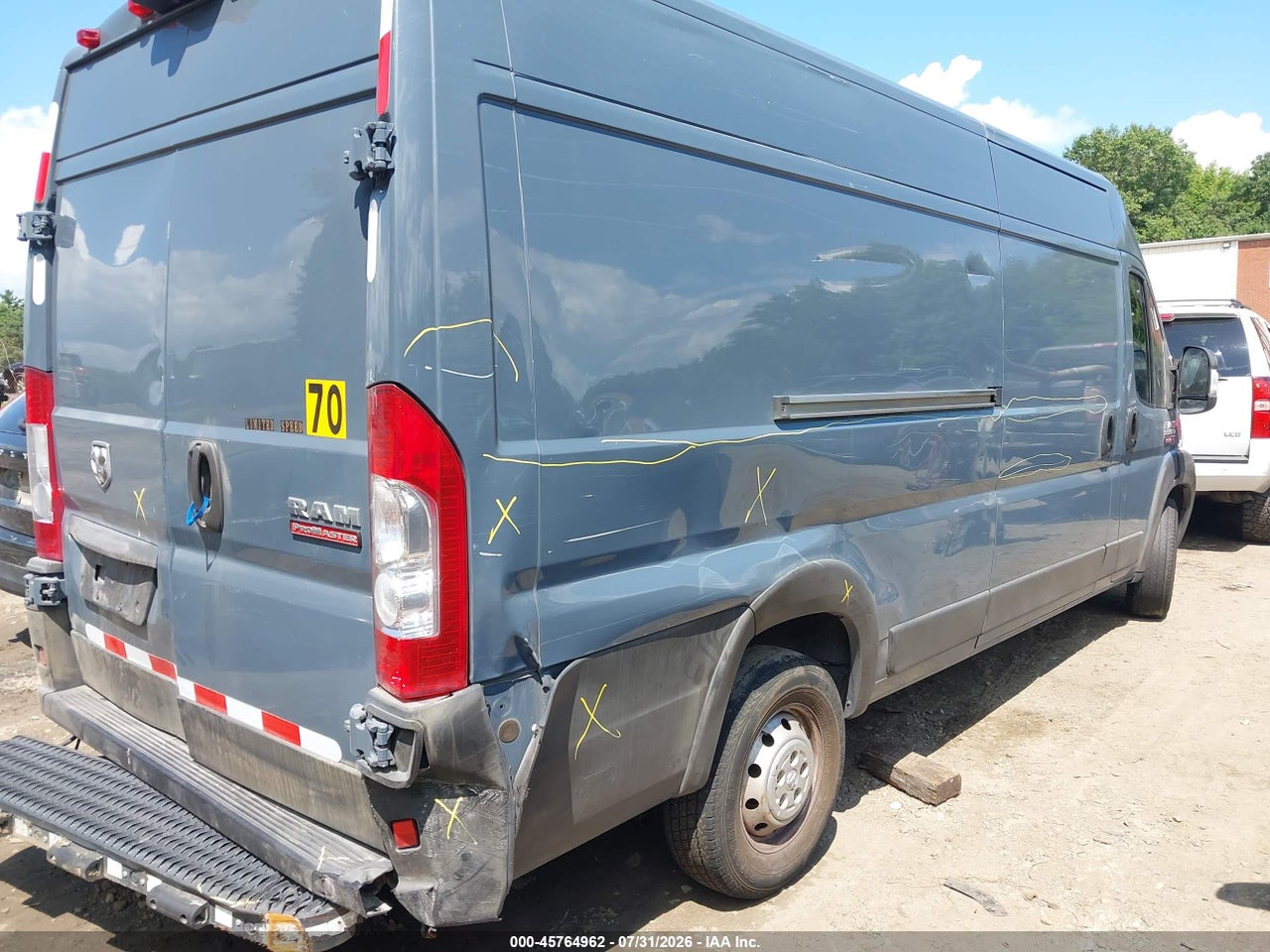 2021 RAM PROMASTER 3500 CARGO VAN HIGH ROOF 159 WB EXT · 4/7