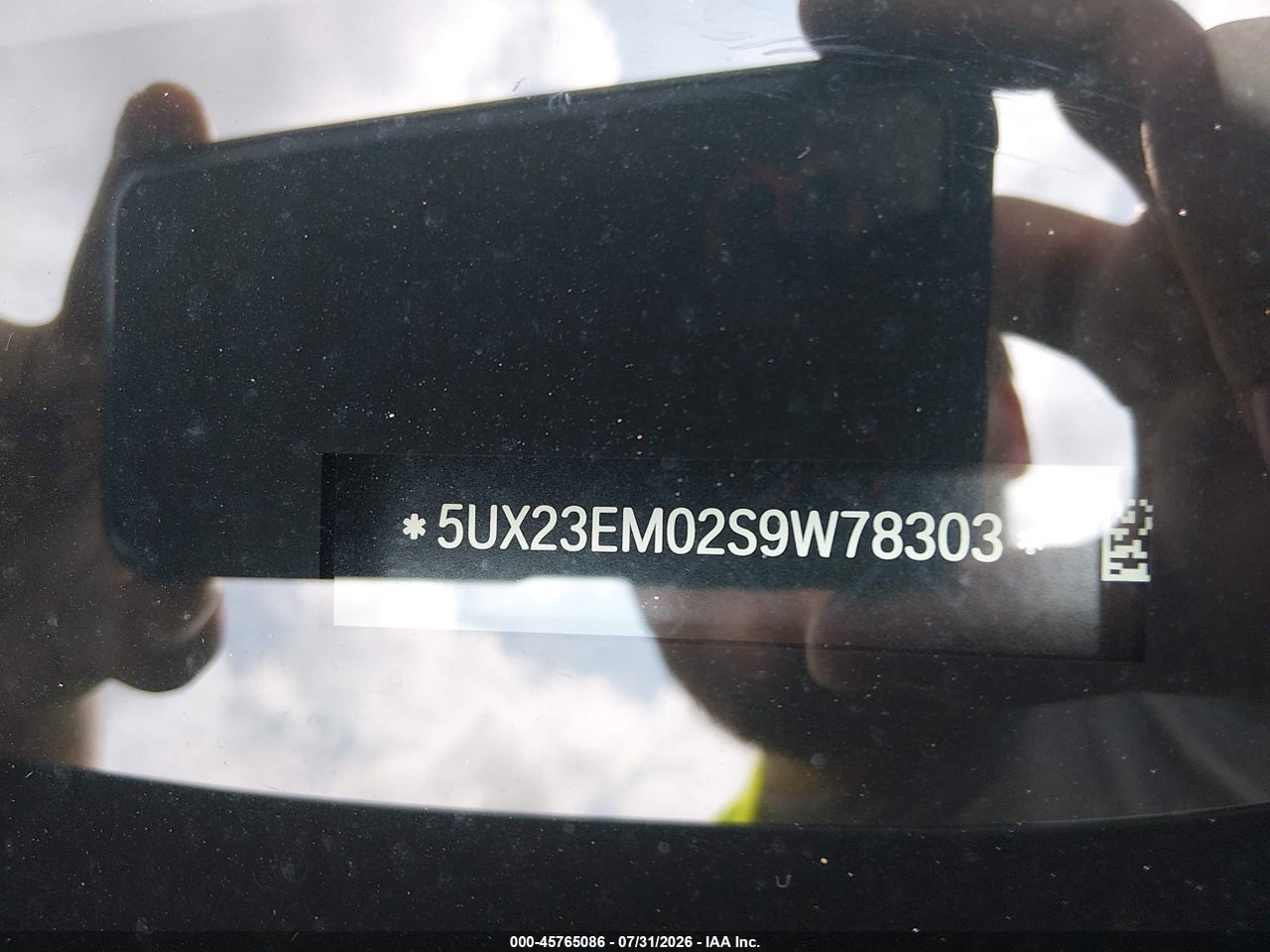 5UX23EM02S9****** · 2025 BMW X7 XDRIVE40I · 9/11