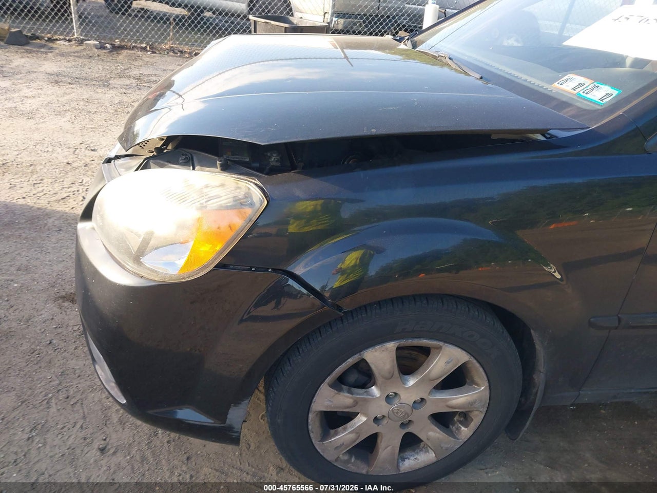 KNADH4A33B6****** · 2011 KIA RIO SX · 6/11