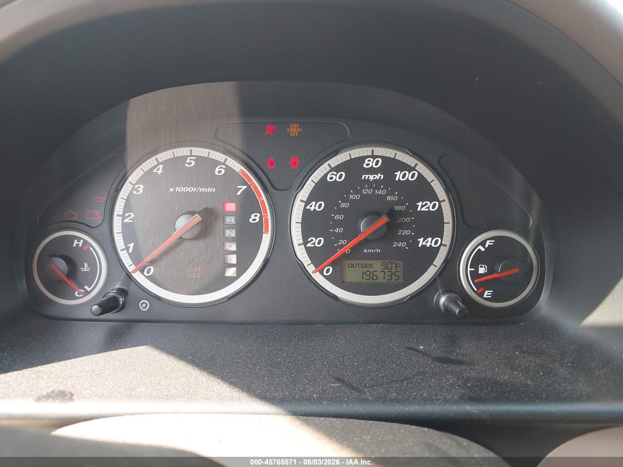 JHLRD78976C****** · 2006 HONDA CR-V SE · 7/11