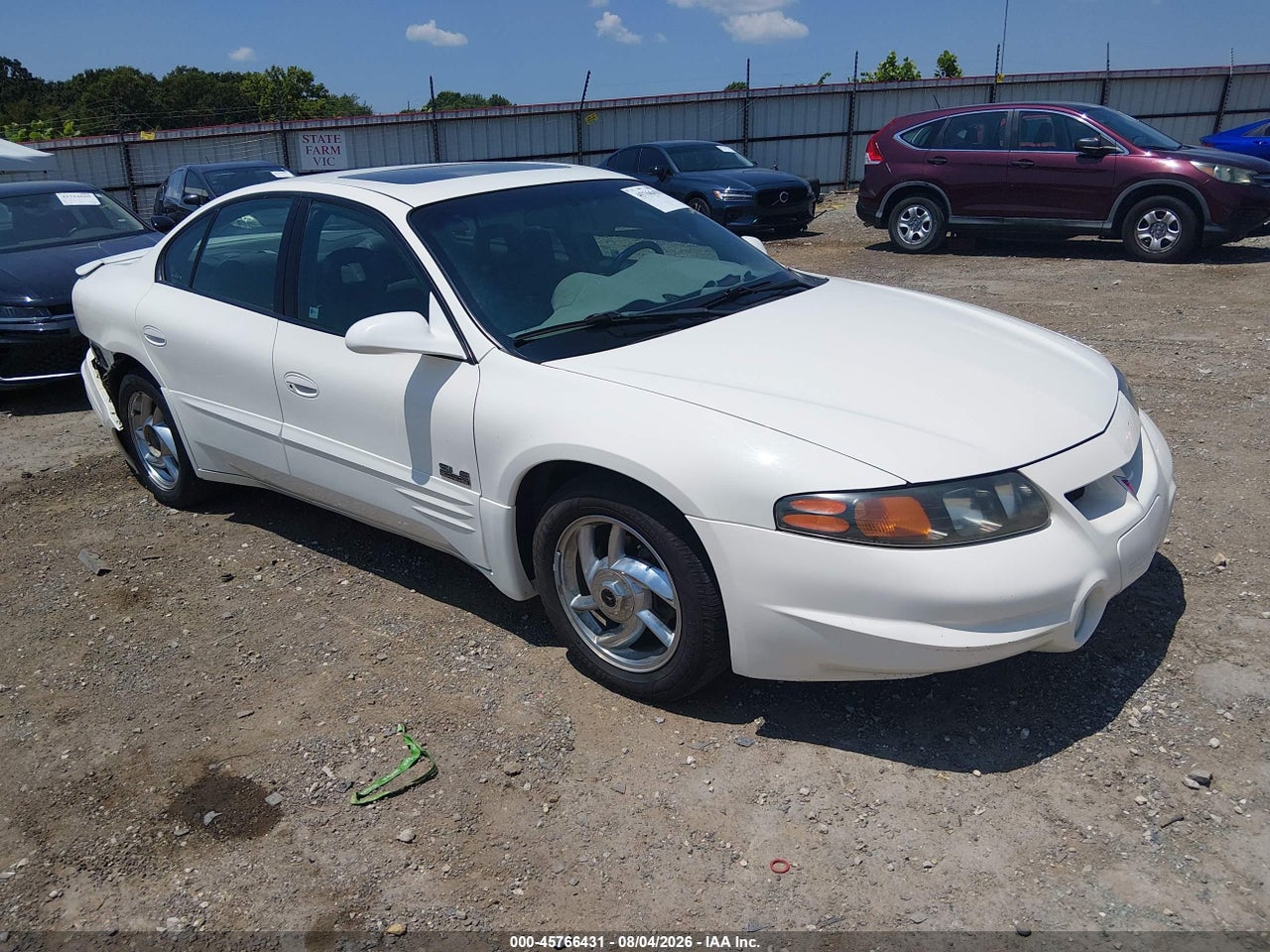 2001 PONTIAC BONNEVILLE SLE