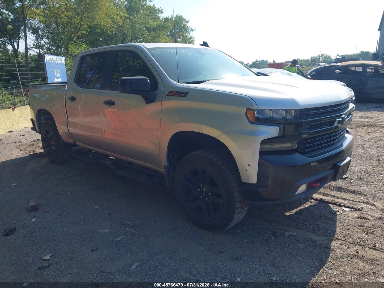 3GCPYFED3MG****** · 2021 CHEVROLET SILVERADO 1500 4WD  SHORT BED LT TRAIL BOSS