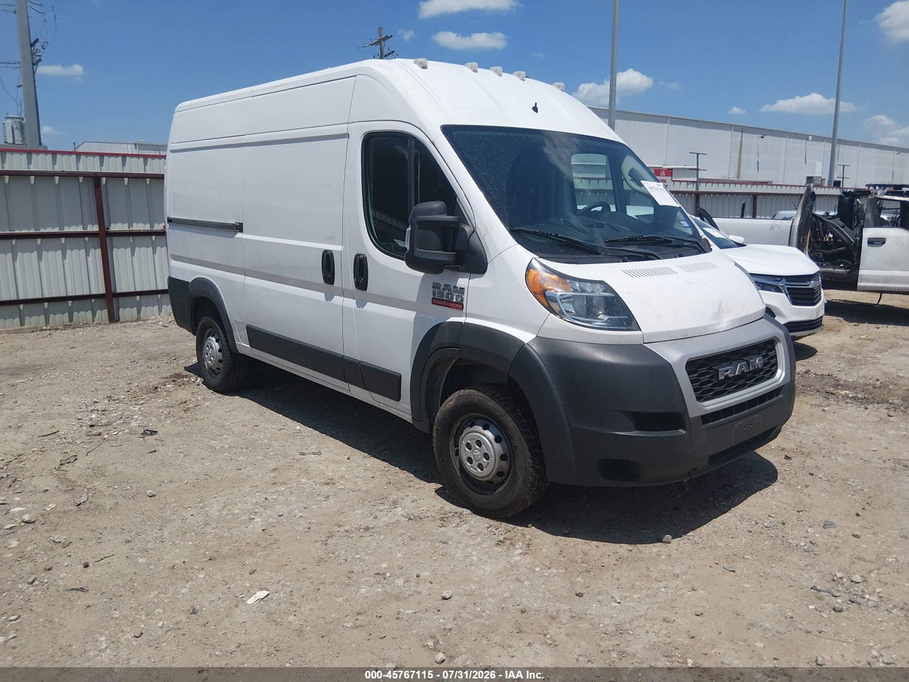 2019 RAM PROMASTER 1500