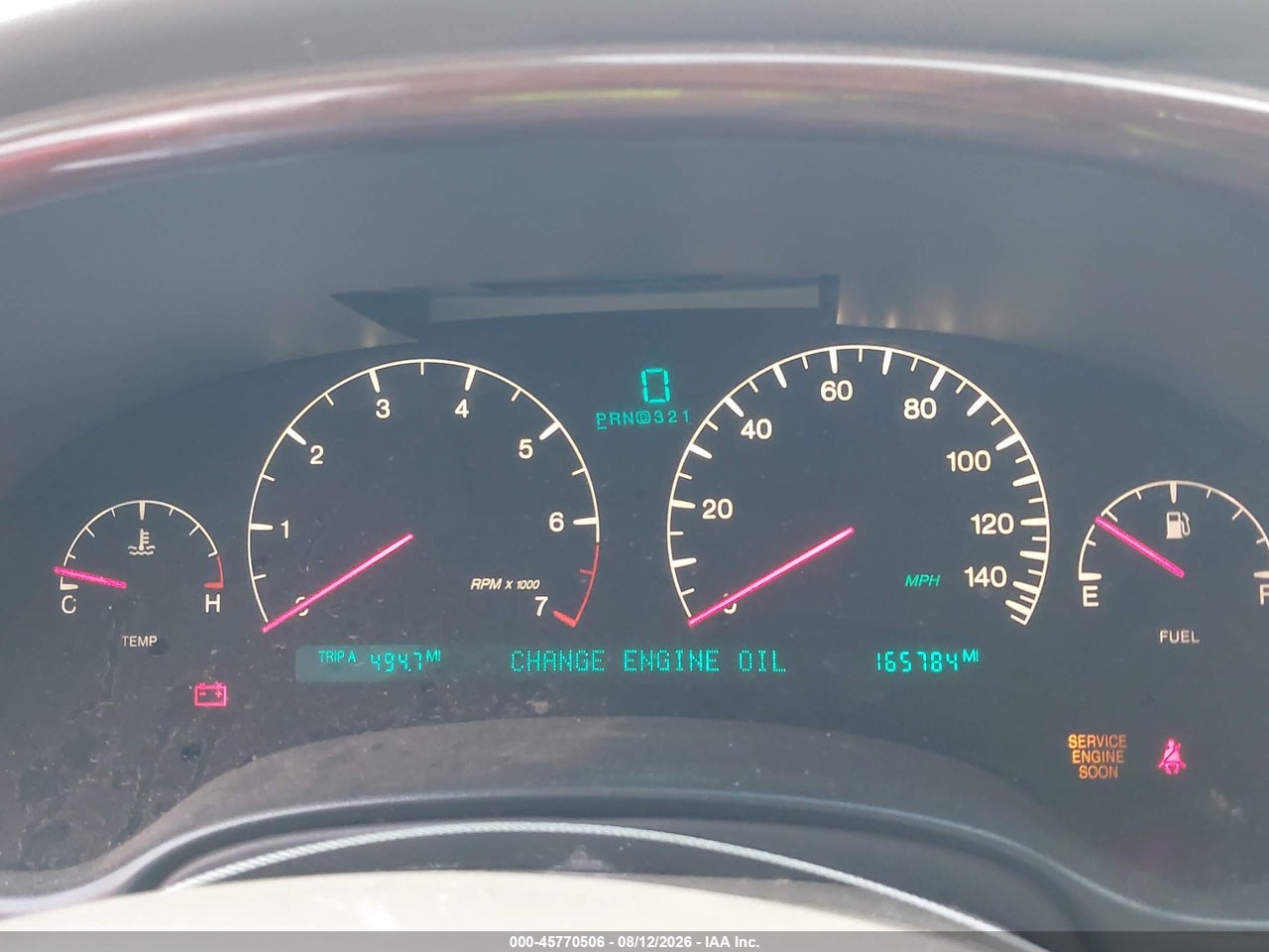 1G6KF57963U****** · 2003 CADILLAC DEVILLE DTS · 7/11