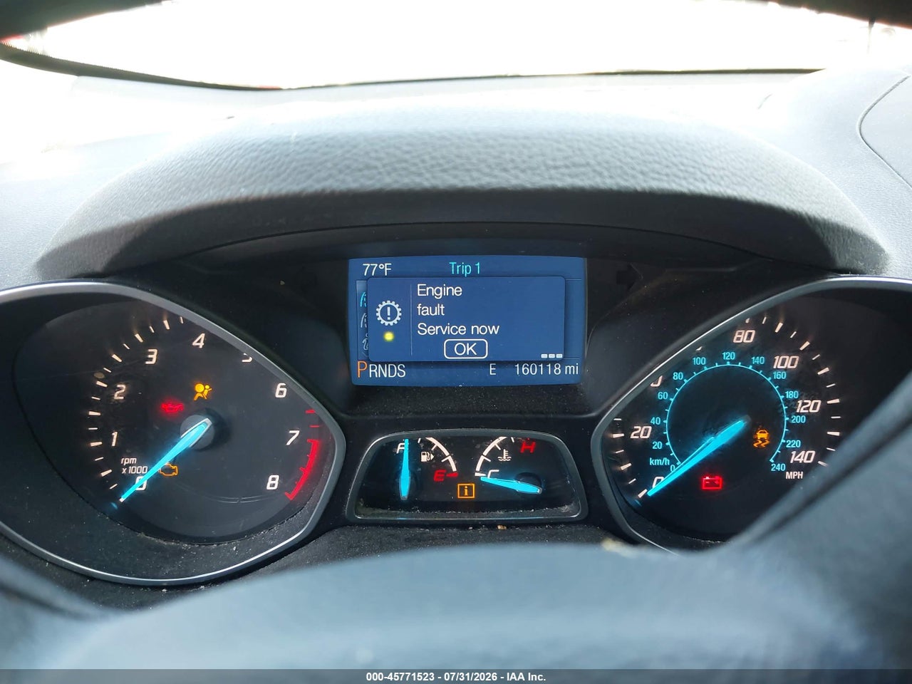 1FMCU0G97DU****** · 2013 FORD ESCAPE SE · 7/11