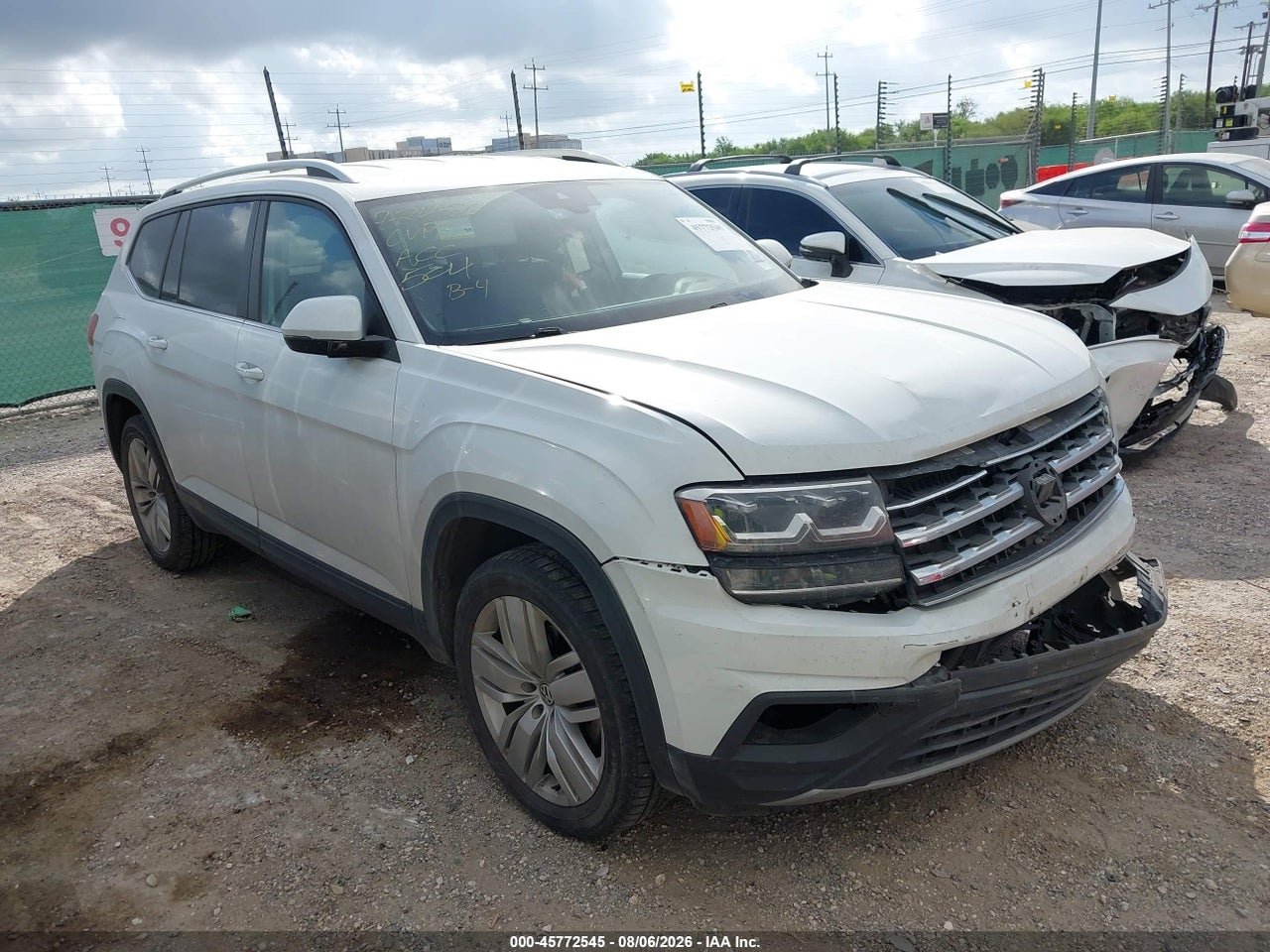 1V2WR2CA5KC****** · 2019 VOLKSWAGEN ATLAS 3.6L V6 SE W/TECHNOLOGY