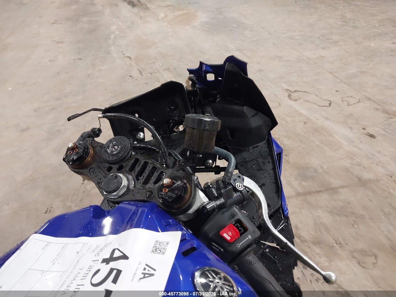 JYARNA3E2TA****** · 2026 YAMAHA YZF890   · 7/10