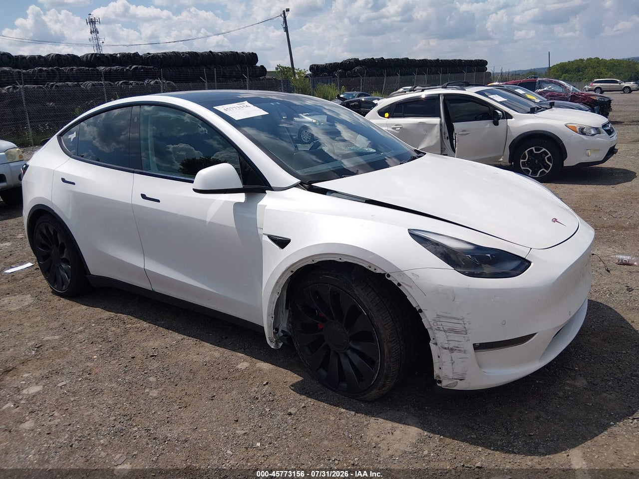 7SAYGDEF1NF****** · 2022 TESLA MODEL Y PERFORMANCE DUAL MOTOR ALL-WHEEL DRIVE