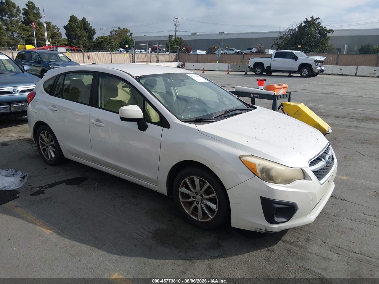 JF1GPAC62CH****** · 2012 SUBARU IMPREZA 2.0I PREMIUM