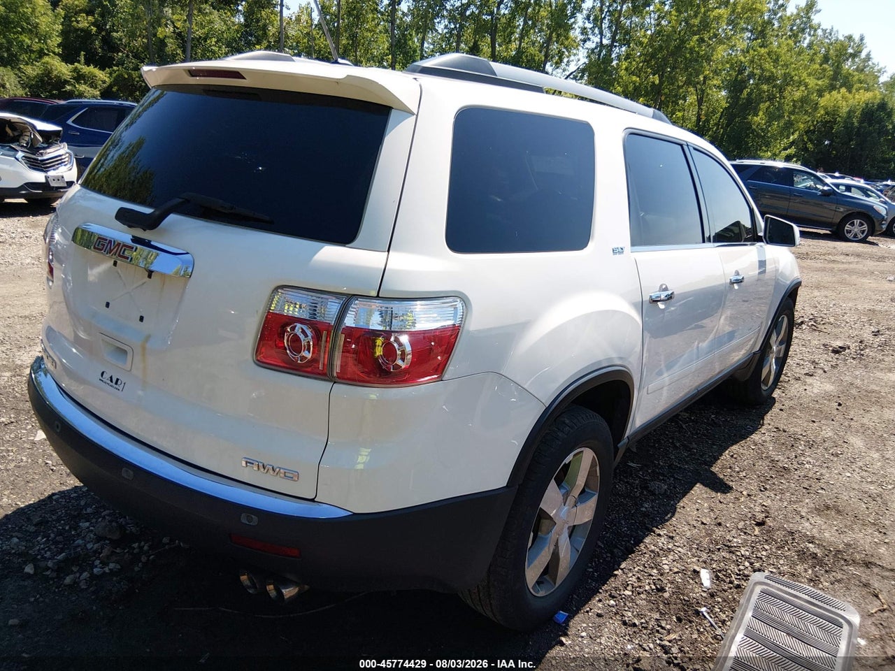 1GKKVRED8BJ****** · 2011 GMC ACADIA SLT-1 · 4/11