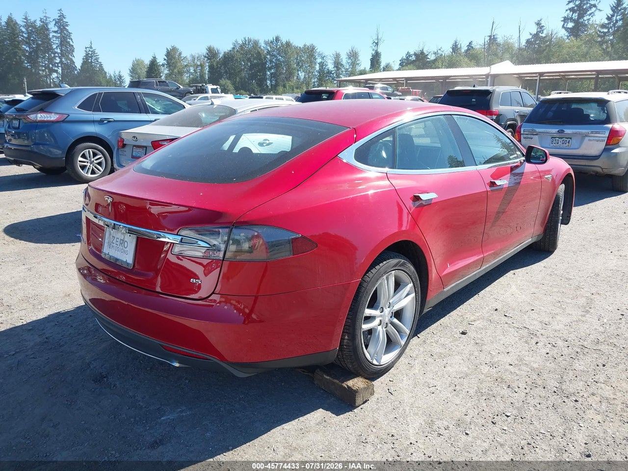 2014 TESLA MODEL S P85 · 4/11