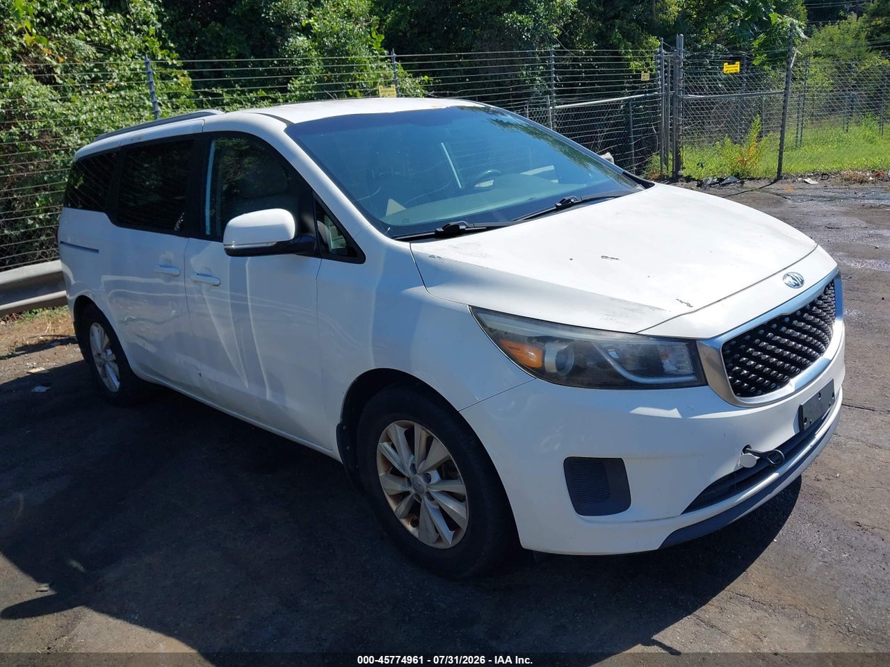 KNDMB5C19F6****** · 2015 KIA SEDONA LX